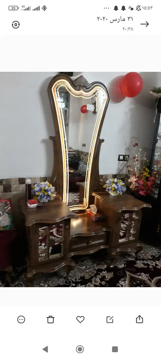 تخت خواب از جنس چوب|تخت و سرویس خواب|اردکان, |دیوار