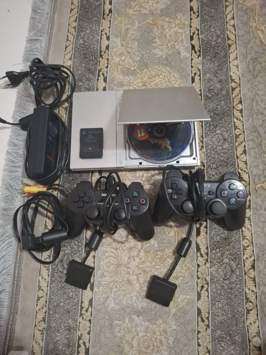 ps2 slim silver|کنسول، بازی ویدئویی و آنلاین|پردیس, فاز ۳|دیوار
