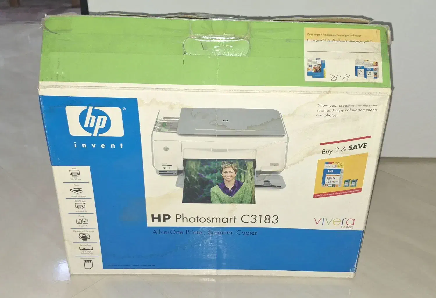 پرینتر HPمدل3183 جوهر افشان|پرینتر، اسکنر، کپی، فکس|تهران, ابوذر|دیوار