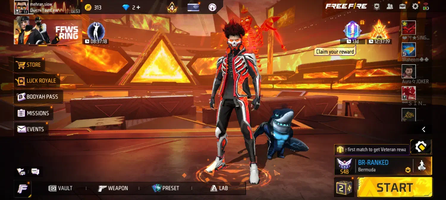 اکانت بازی فری فایر|کنسول، بازی ویدئویی و آنلاین|تهران, شاهین|دیوار