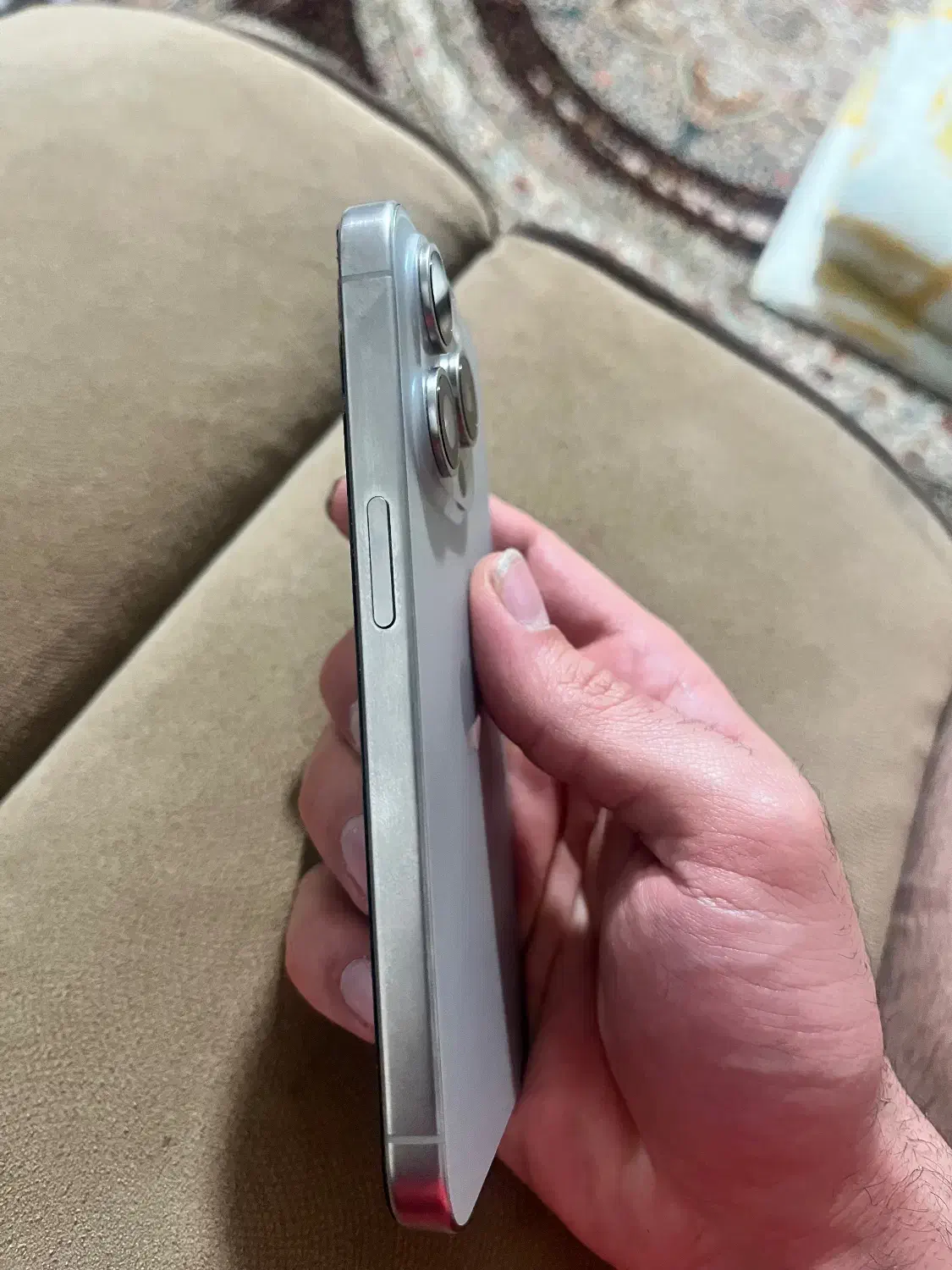 ایفون ۱۵پرو۲۵۶ سیلور نچرال|موبایل|لاهیجان, حاجی آباد|دیوار