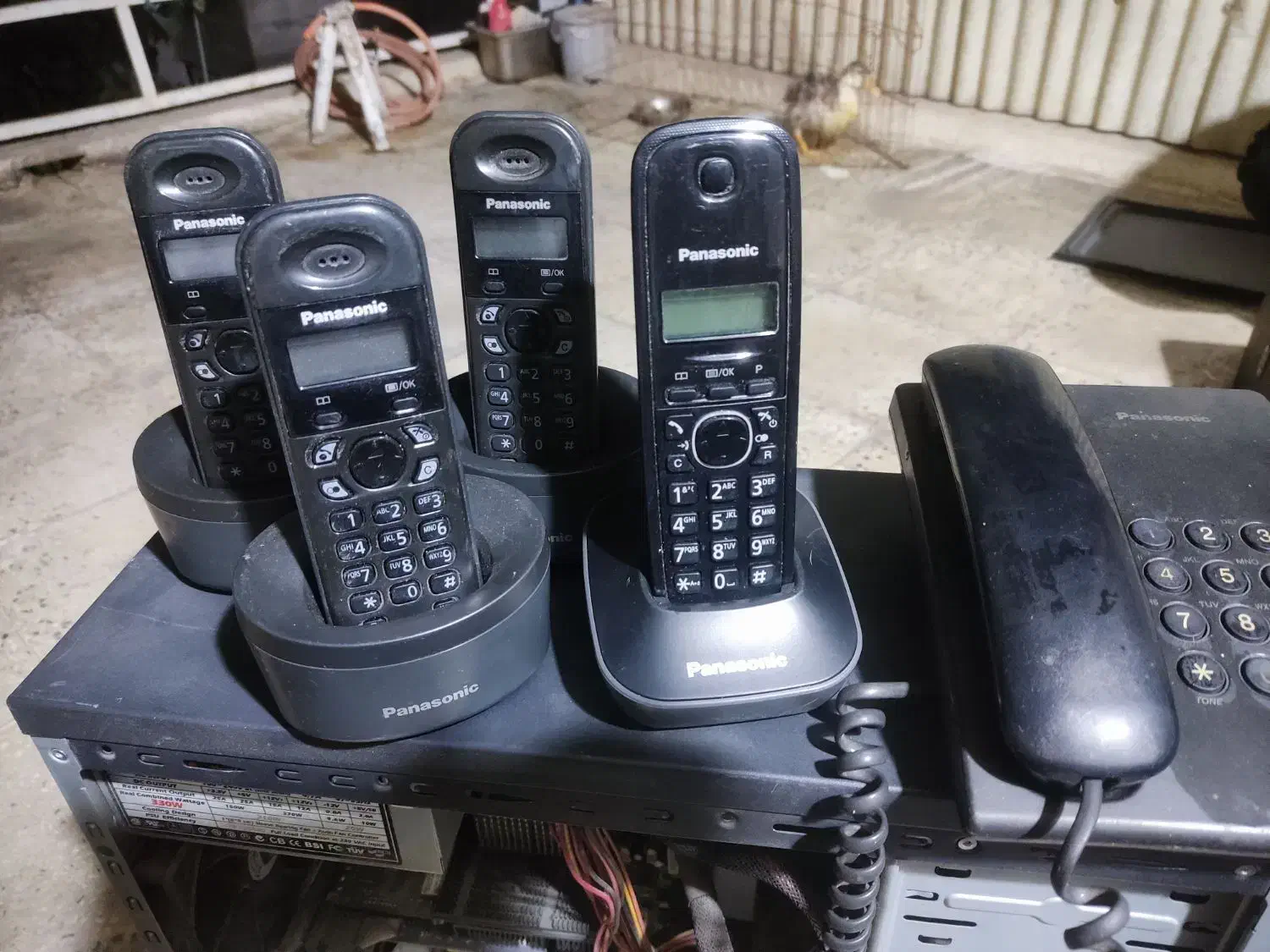 تلفن بی سیم وسیم دار پاناسونیک|تلفن رومیزی|قرچک, شهرک طلائیه|دیوار