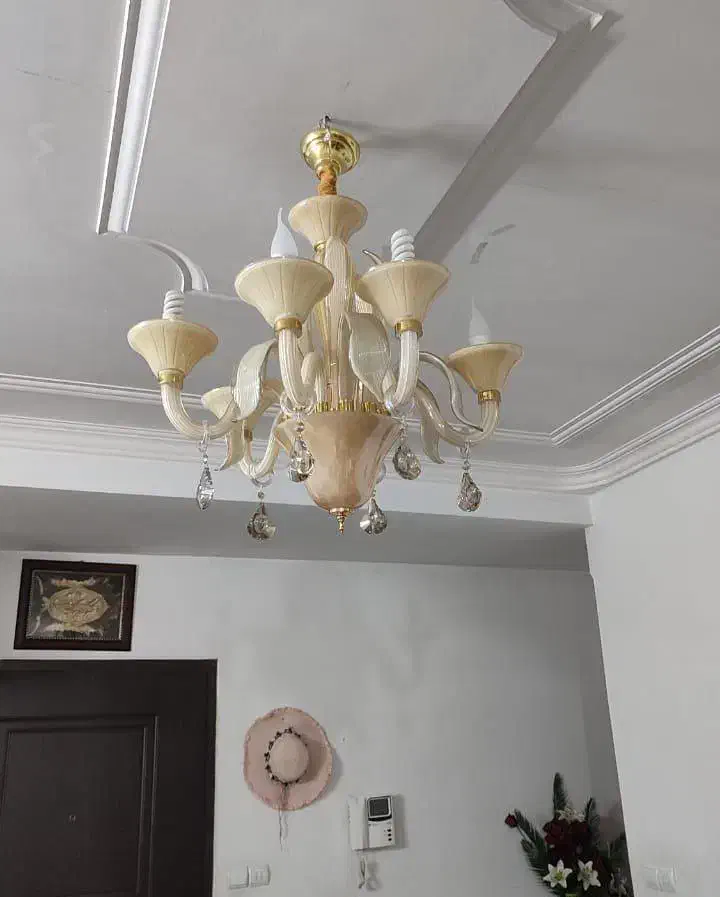 لوستر مورانو|لوستر و چراغ آویز|تبریز, |دیوار