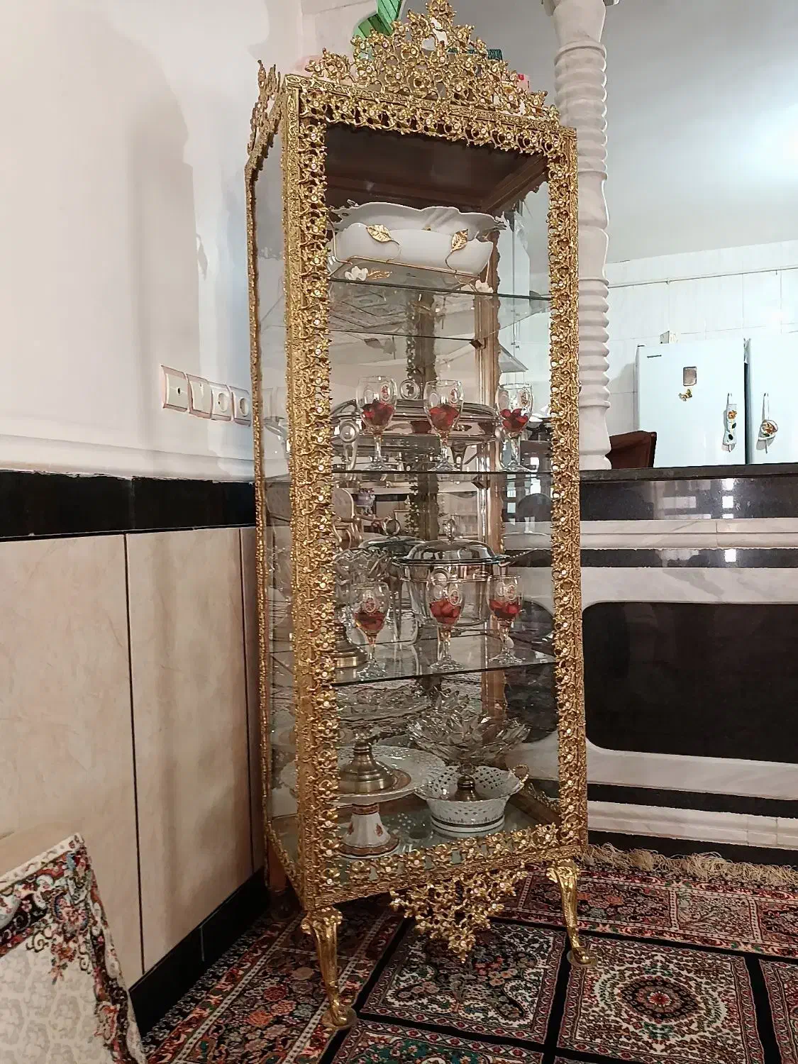 بوفه برنز اصل با ضمانت|بوفه، ویترین، کنسول|الشتر, |دیوار