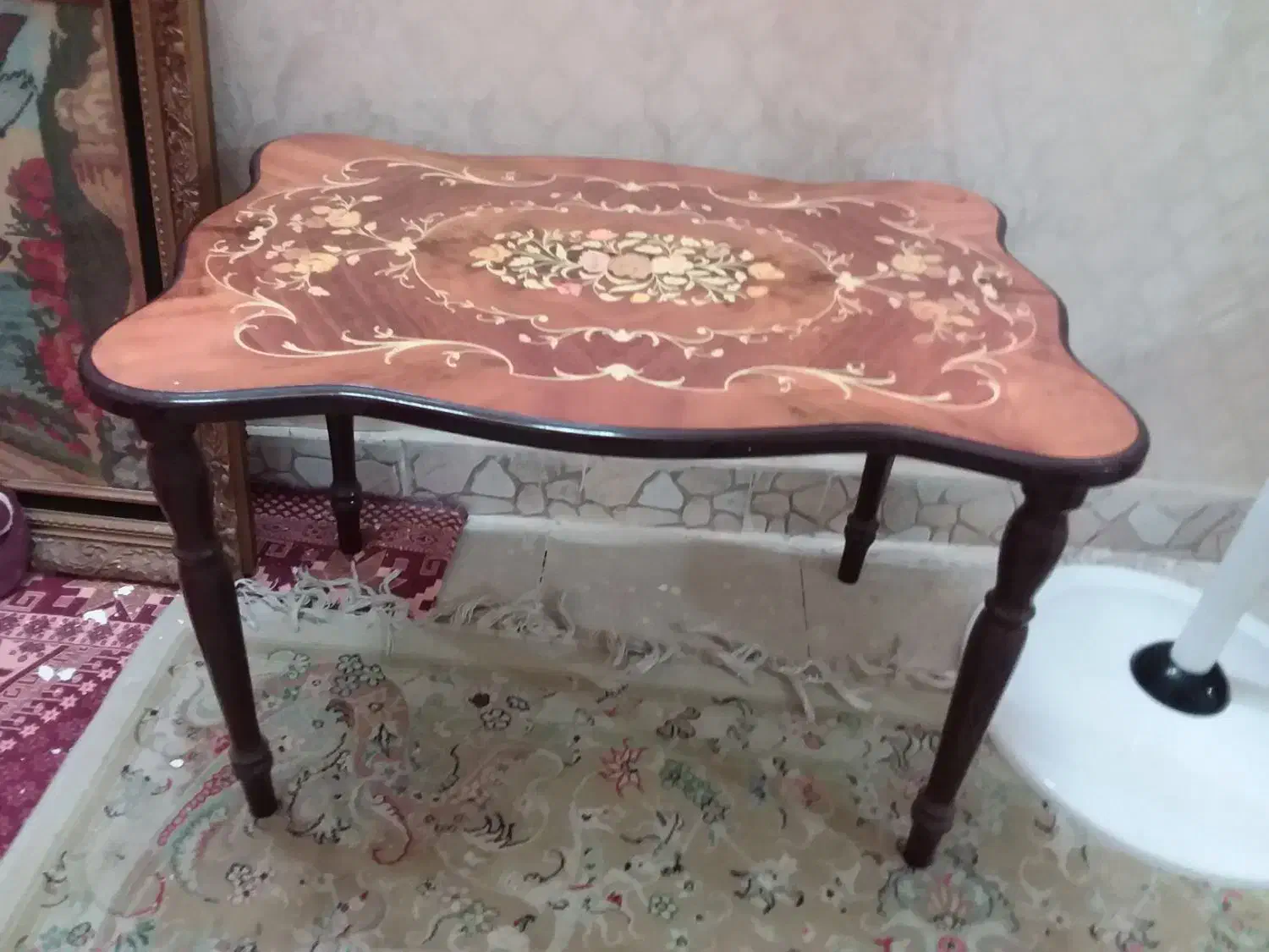 دوتا عسلی منبت کاری مدل پیچی|مبلمان خانگی و میز عسلی|قدس, شهرقدس|دیوار