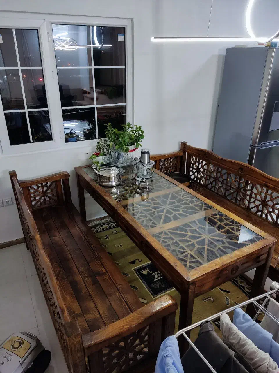 میز نهارخوری نراد|میز و صندلی غذاخوری|لاهیجان, شقایق|دیوار