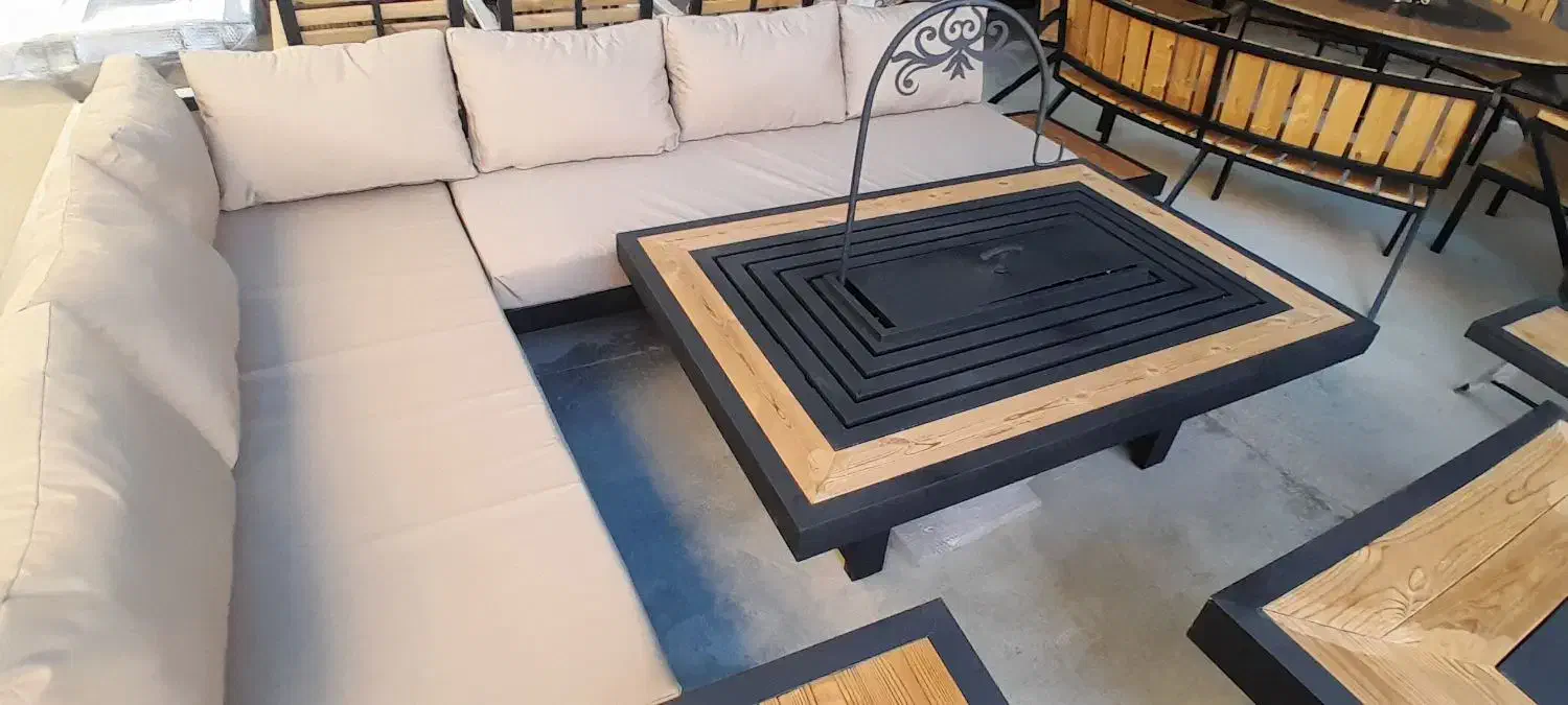 میز آتشدان و آتشدان حرارت دار مدل دریب naqp828|مبلمان خانگی و میز عسلی|چهارباغ, |دیوار