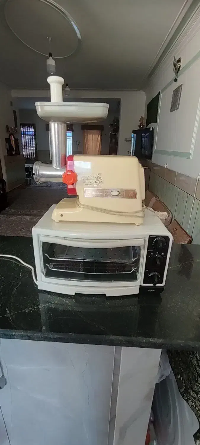 چرخ گوشت ناسیونال و تستر پارس خزر|سایر لوازم برقی|الیگودرز, |دیوار