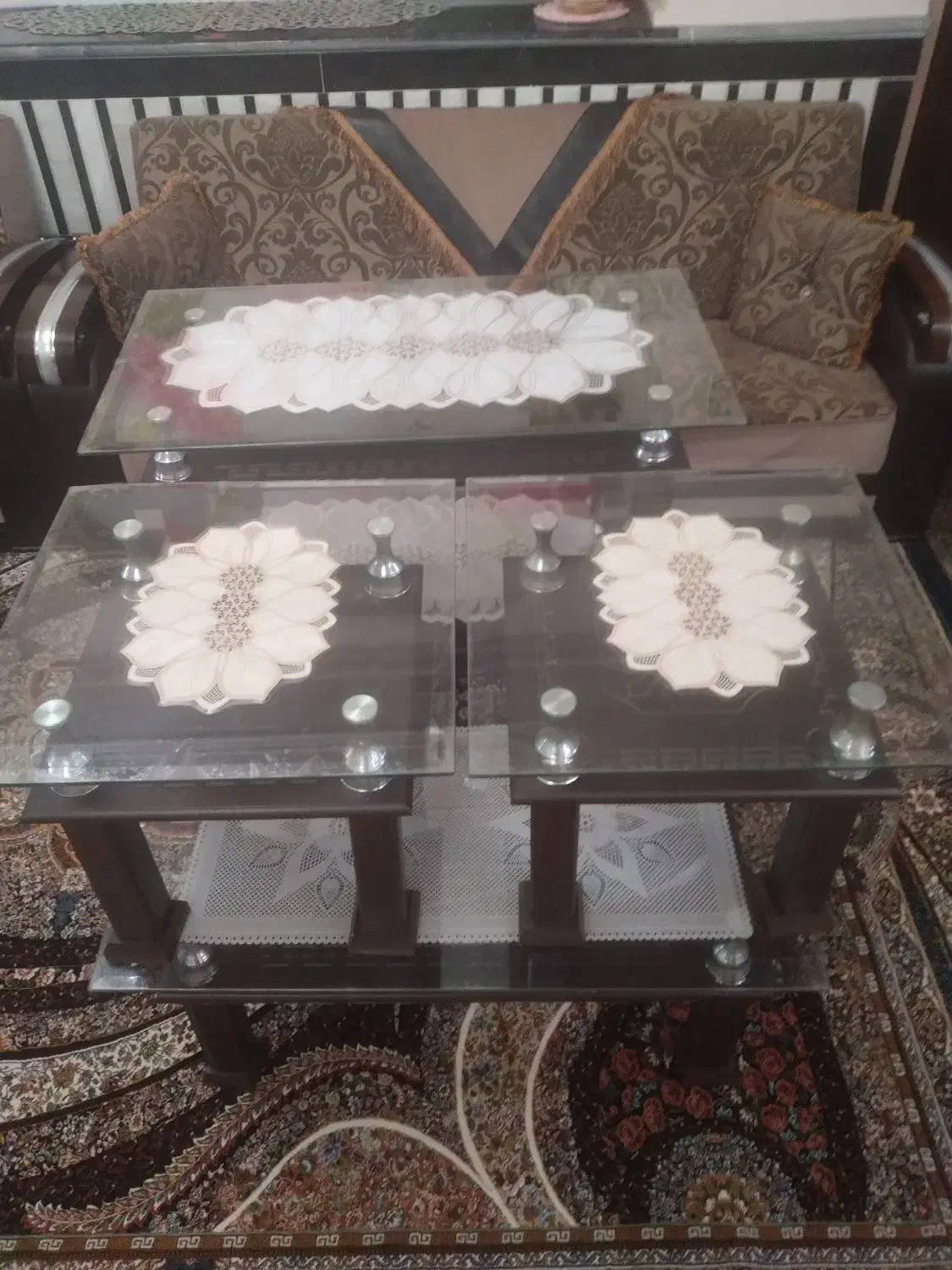 میز جلومبلی و عسلی|مبلمان خانگی و میز عسلی|اهر, |دیوار