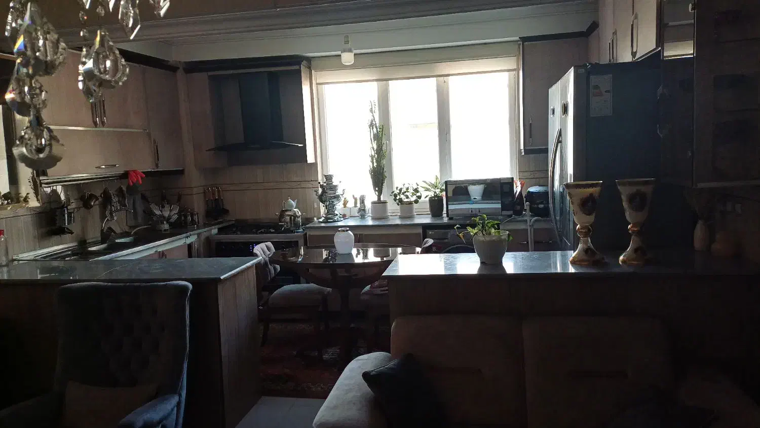 کابینت فلزی درجه یک بدونه زنگ زدگی|آب‌چکان و نظم‌دهنده ظروف|پیشوا, |دیوار