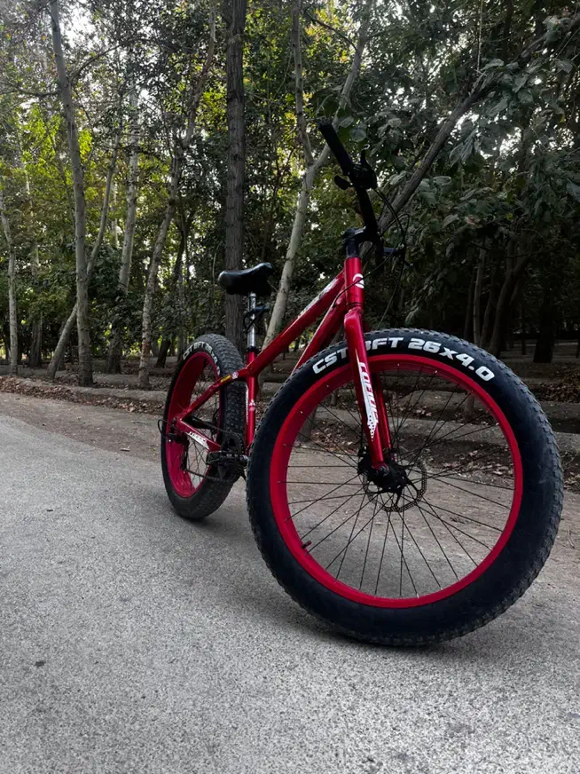 دوچرخه ساحلی لاستیک پهن|دوچرخه، اسکیت، اسکوتر|اصفهان, باغ زیار|دیوار