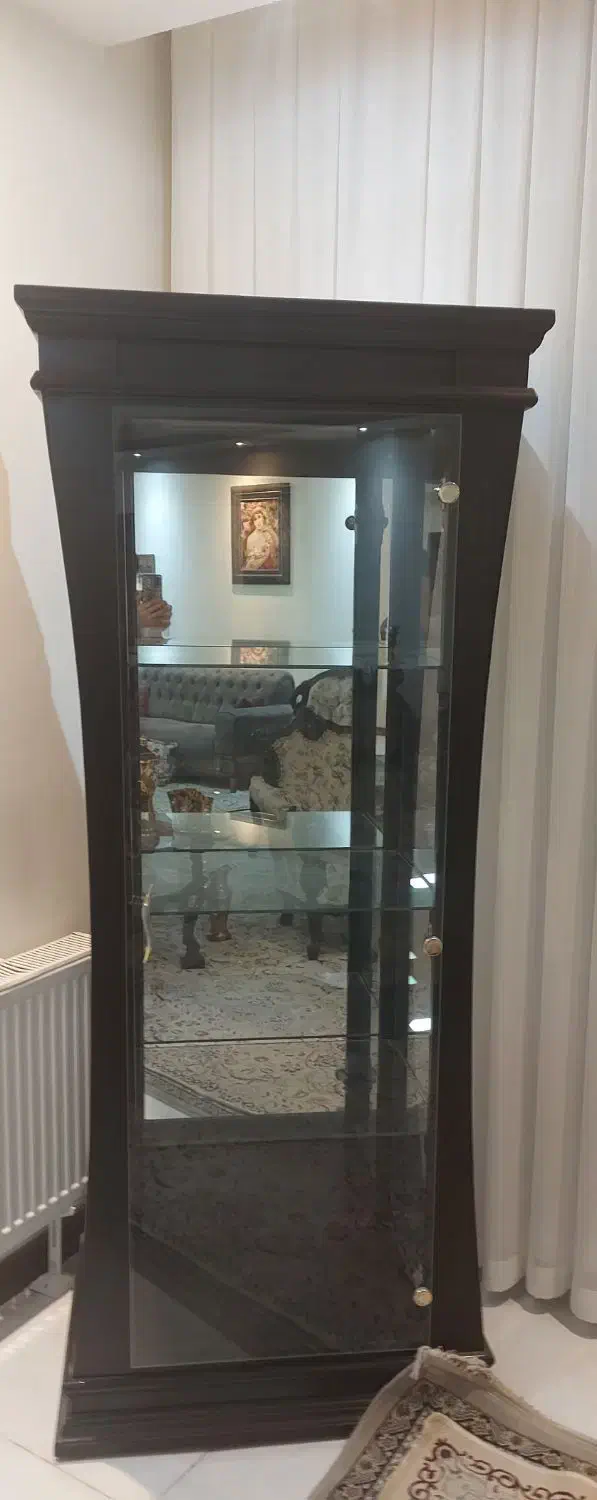 دو عدد ویترین نو و یک عدد استند گل|بوفه، ویترین، کنسول|اصفهان, باغ فدک|دیوار