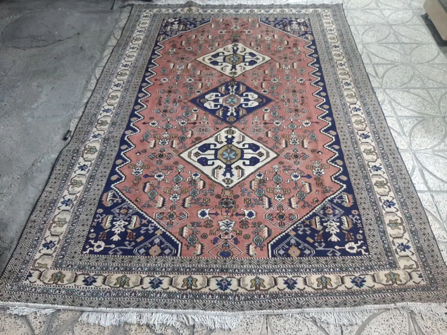 فرش دست بافت ۶ متری|فرش|نسیمشهر, |دیوار