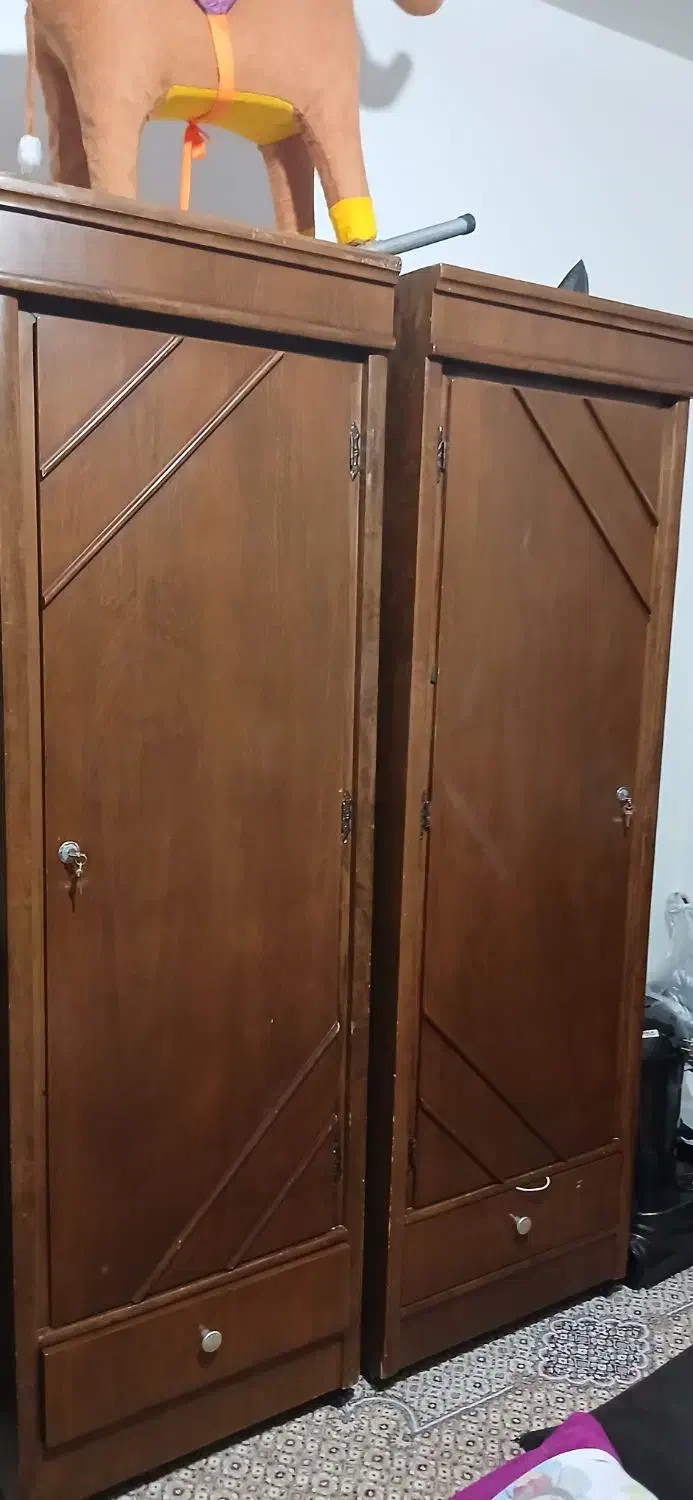 کمد لباسی و میز آرایش|جاکفشی، کمد، دراور|اصفهان, گلستان|دیوار