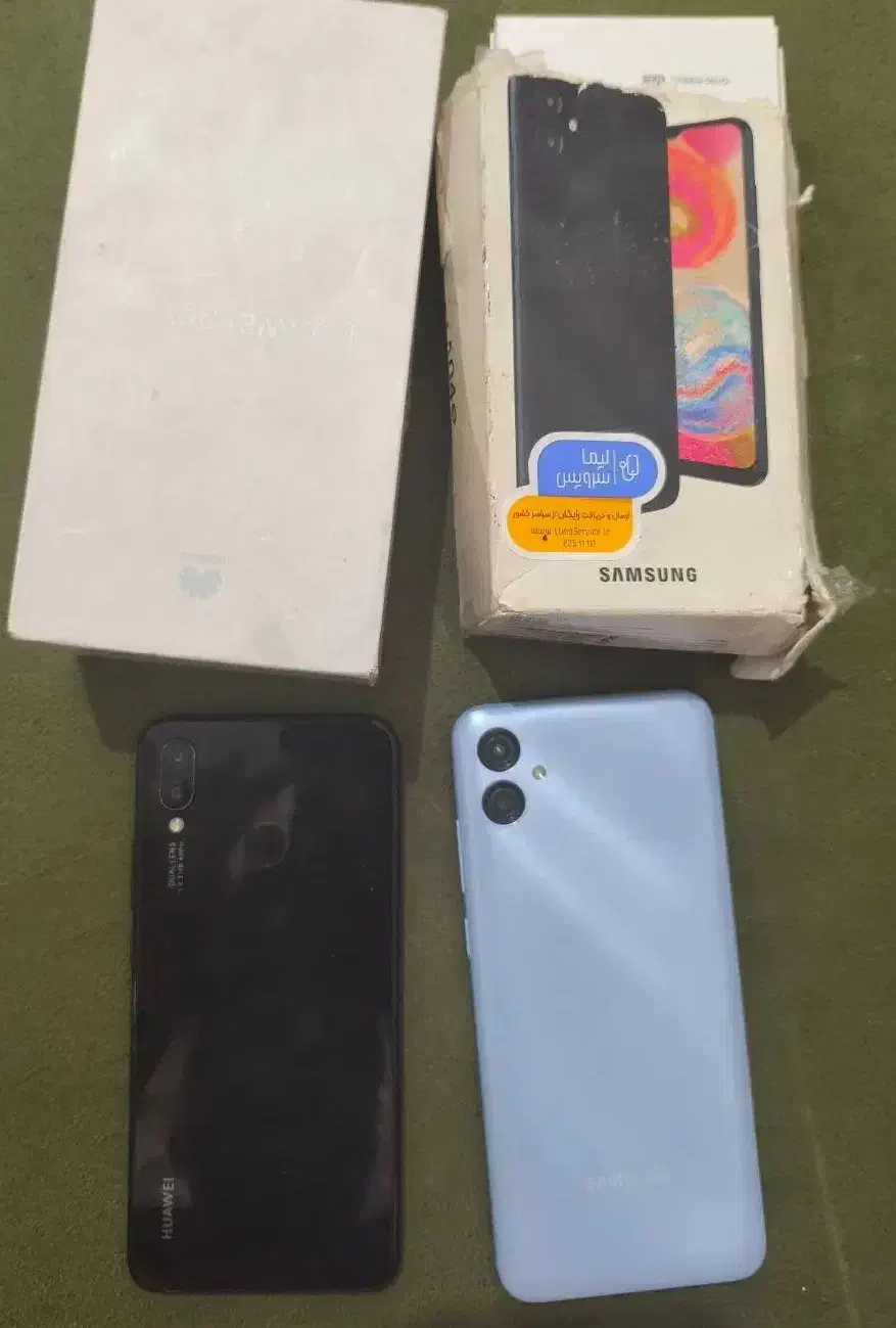 سامسونگa04با۳۲گیگ رم۴وهواویnova3iب۱۲۸گیگ رم۴|موبایل|قم, شاه احمد قاسم|دیوار