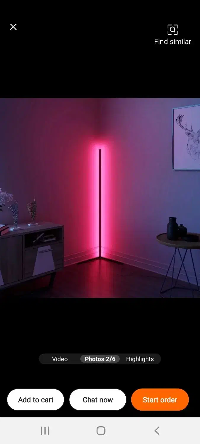 کرنر لایت با رقص نور،|چراغ خواب و آباژور|تهران, نیاوران|دیوار