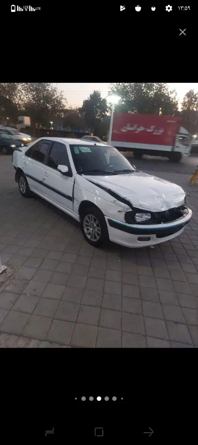 پارس lx سفارشی مدل آخر 402تصادفی|خودرو سواری و وانت|کرمان, |دیوار