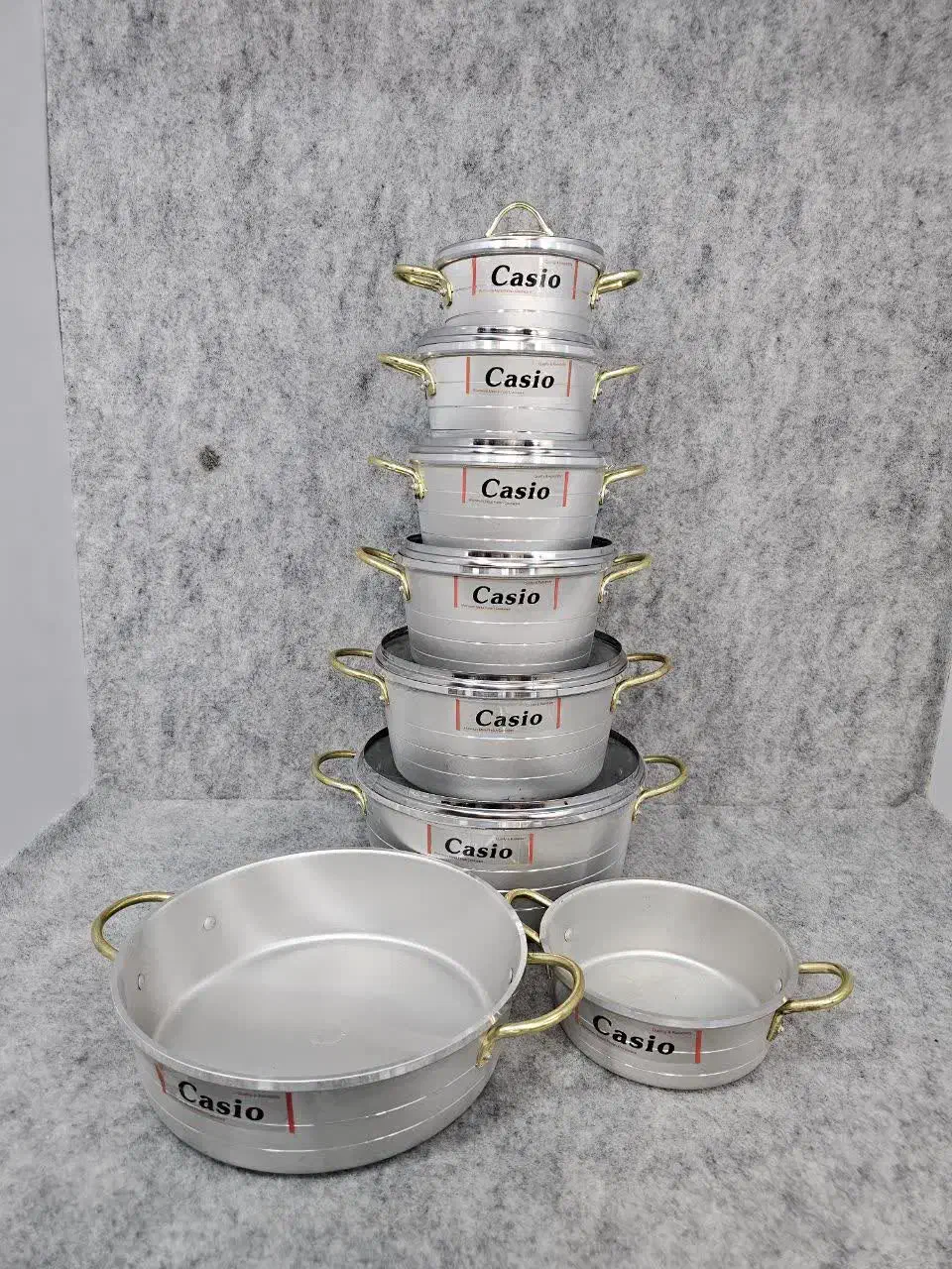 سرویس قابلمه روحی ۱۴ پارچه کاسیو|ظروف پخت‌وپز|زاهدان, |دیوار