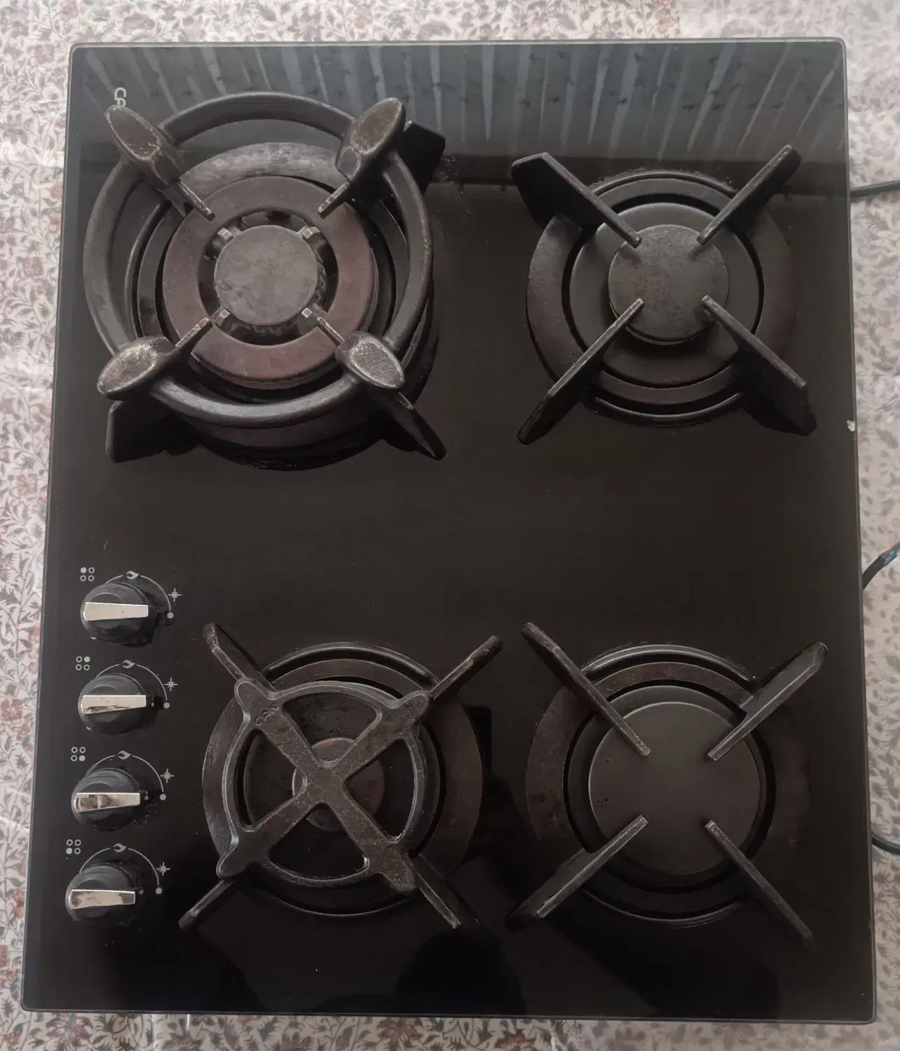 گاز رومیزی شیشهای کن ۴ شعله + هود کن توربو لمسی|اجاق گاز و لوازم برقی پختوپز|رشت, دباغیان|دیوار