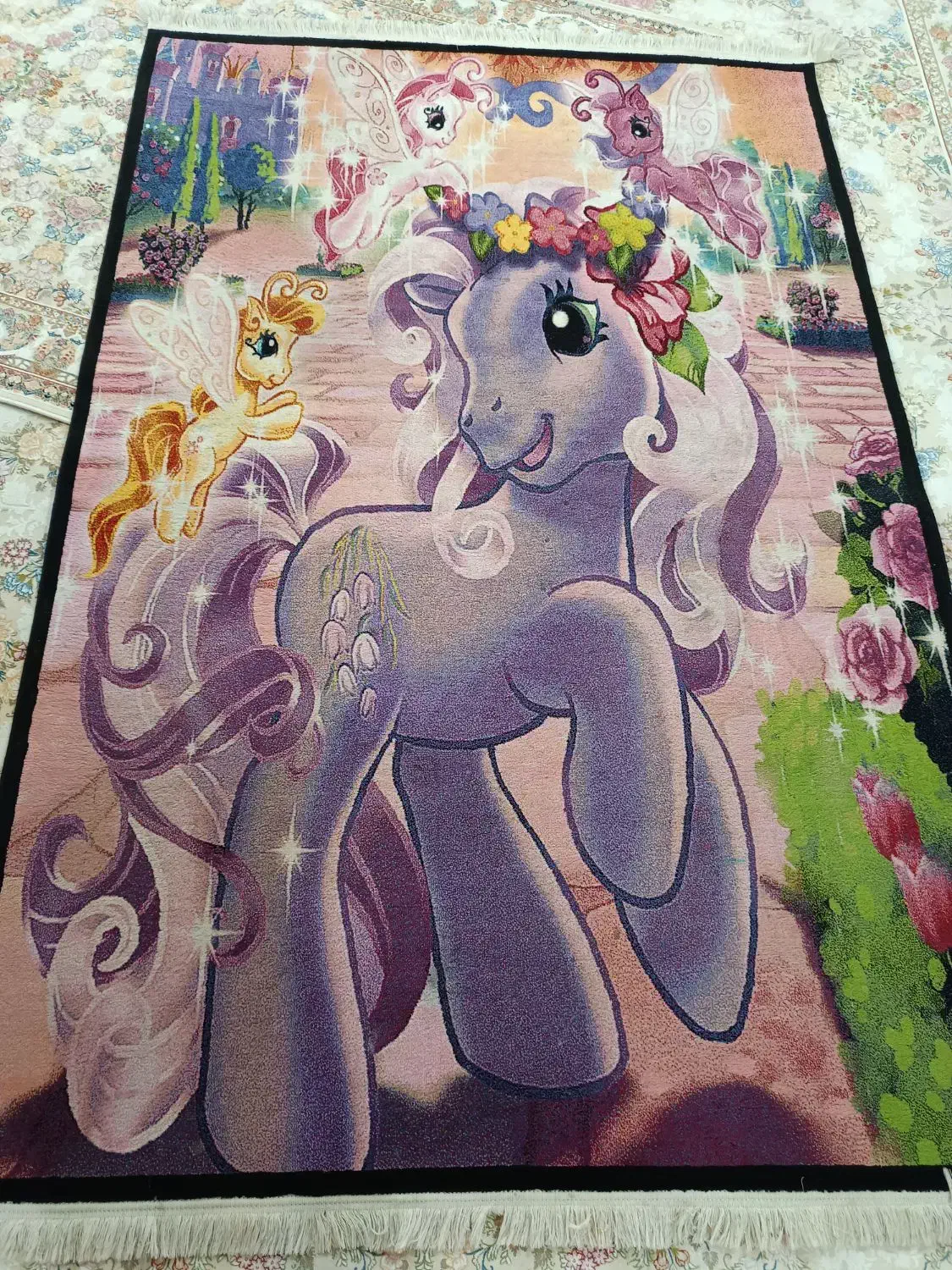 فرش ۴ متری اتاق کودک|فرش|اهواز, کیانپارس |دیوار