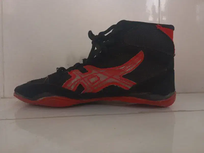 کفش کشتی ساق دار|کیف، کفش، کمربند|پرند, فاز ۴|دیوار