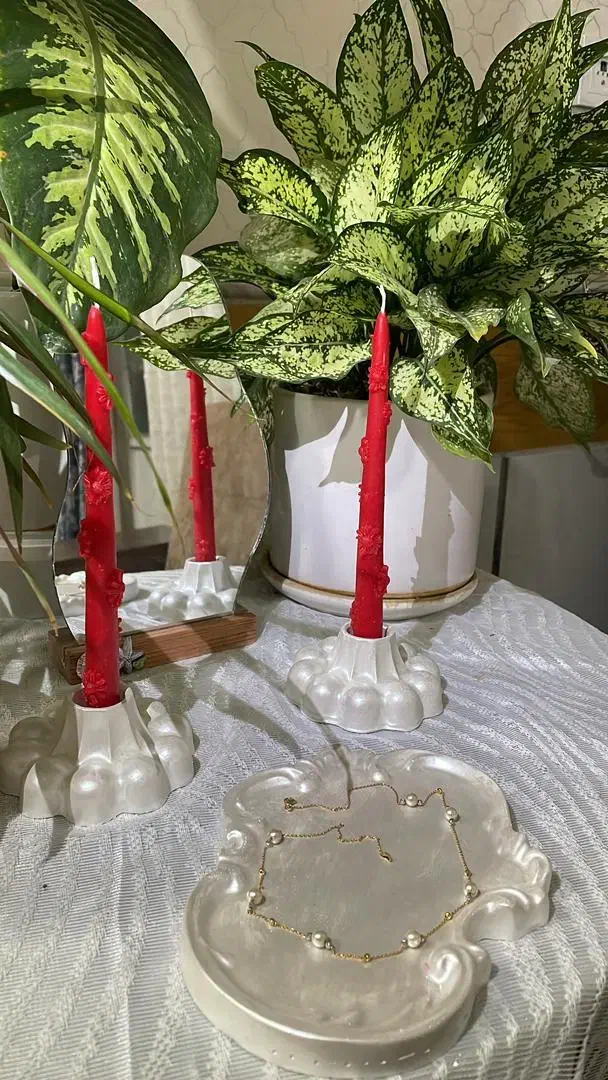 شمعدان سنگ مصنوعی|صنایع دستی و سایر لوازم تزئینی|قم, شهرک امام حسن|دیوار