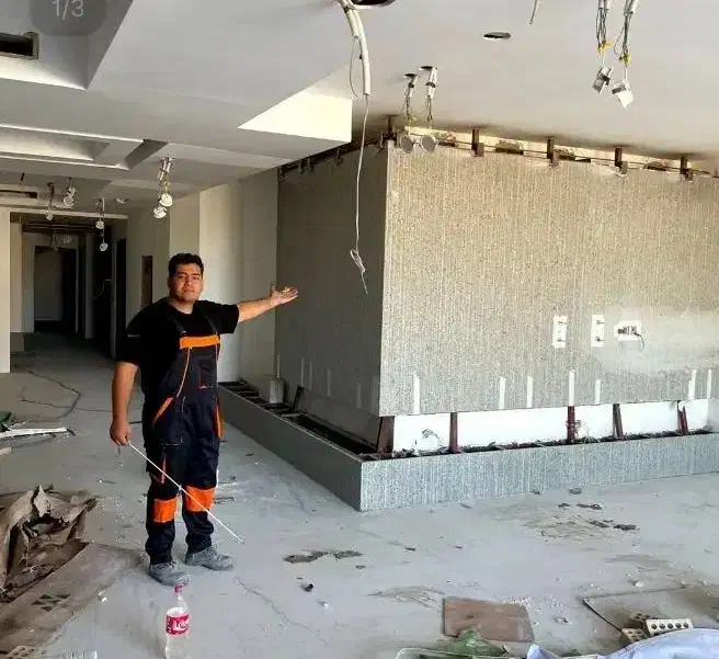 نصب سنگ اسلب و سرامیک اسلب حرفه ای|خدمات پیشه و مهارت|اصفهان, کوی امام جعفر صادق|دیوار