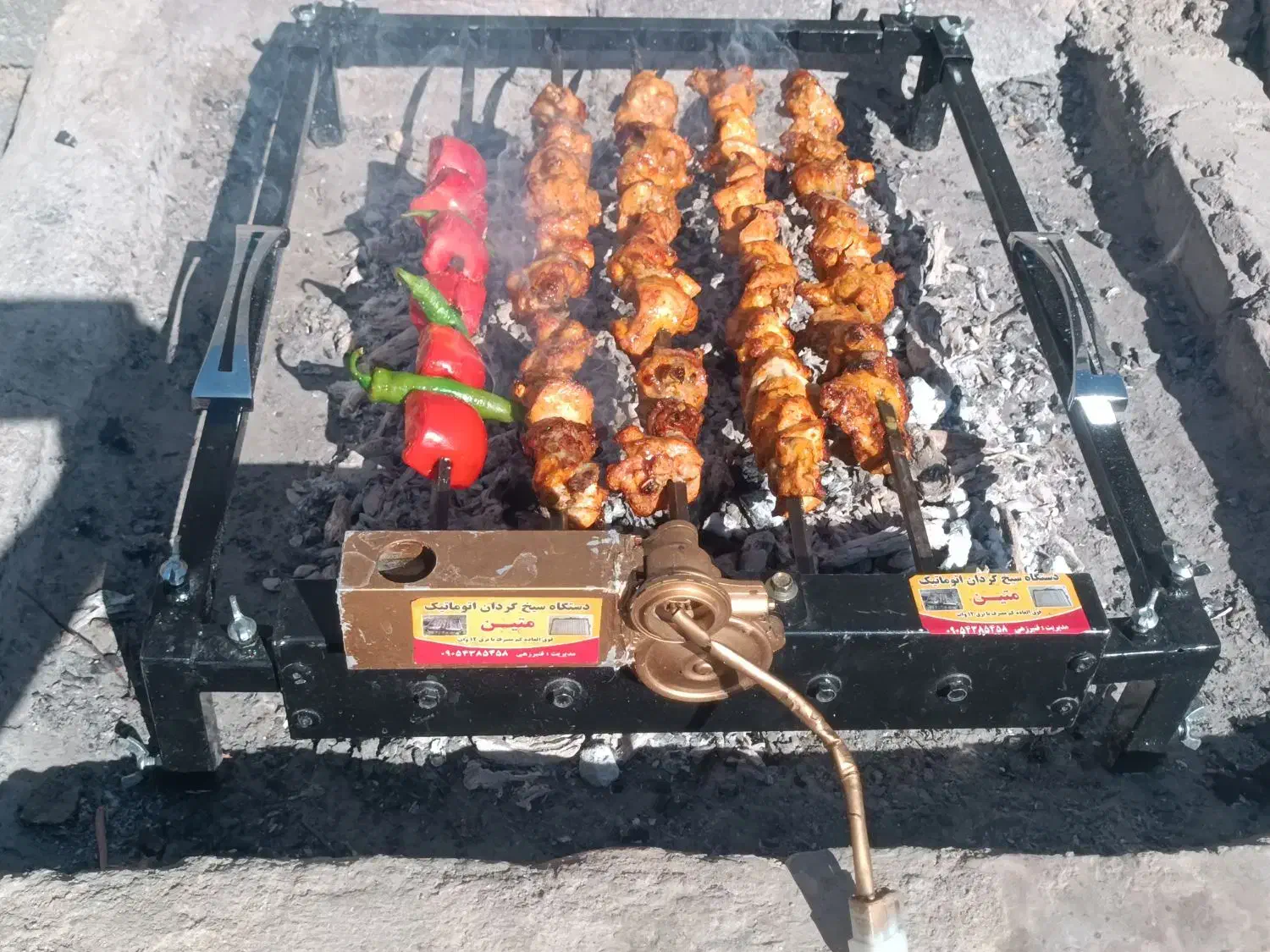 دستگاه سیخ گردان 5 سیخ|اجاق گاز و لوازم برقی پخت‌وپز|زاهدان, |دیوار