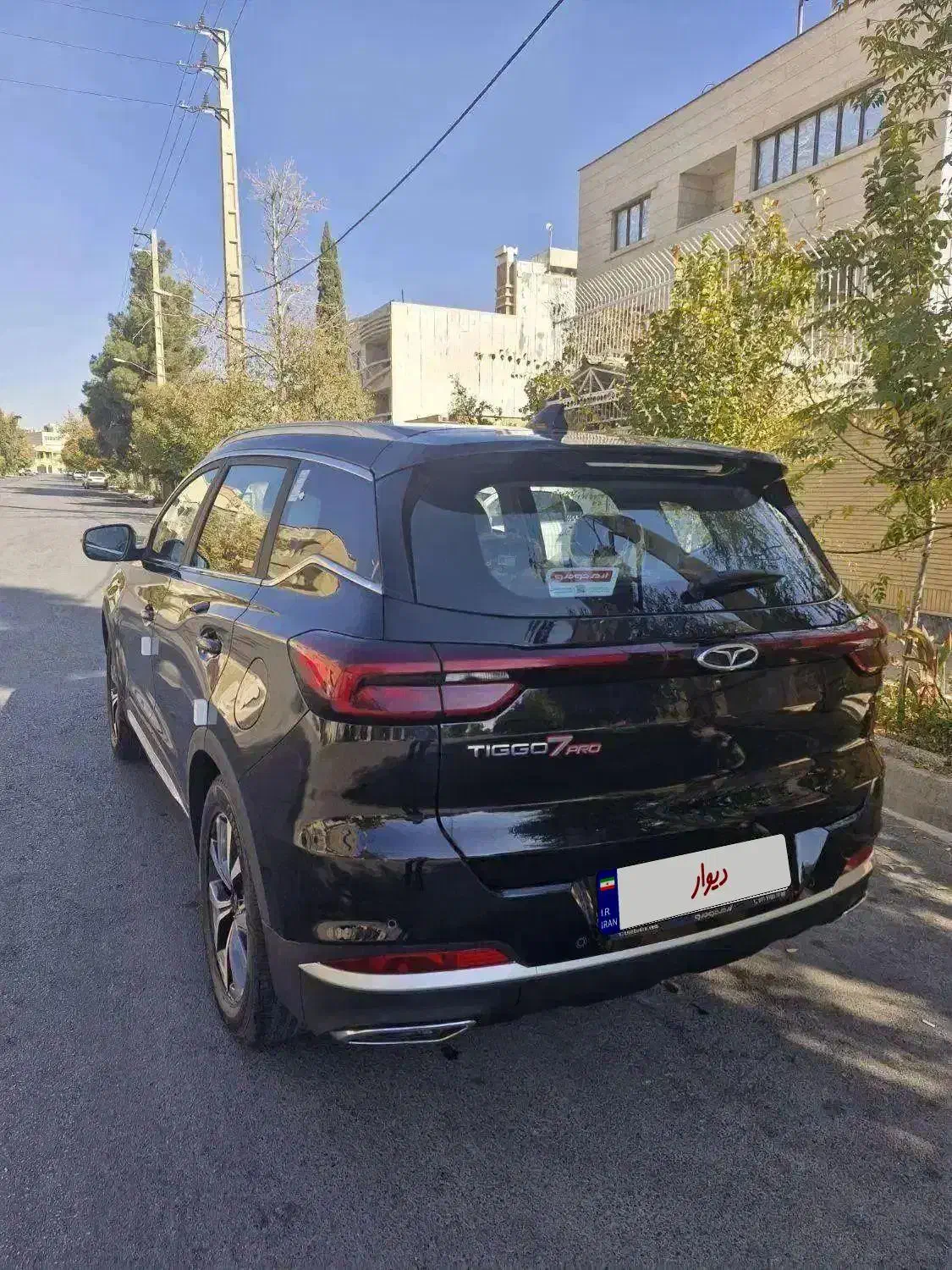 فروش تیگو ۷ پرو پریمیوم صفر ۱۴۰۴ مشکی|خودرو سواری و وانت|شیراز, فلکه گاز|دیوار