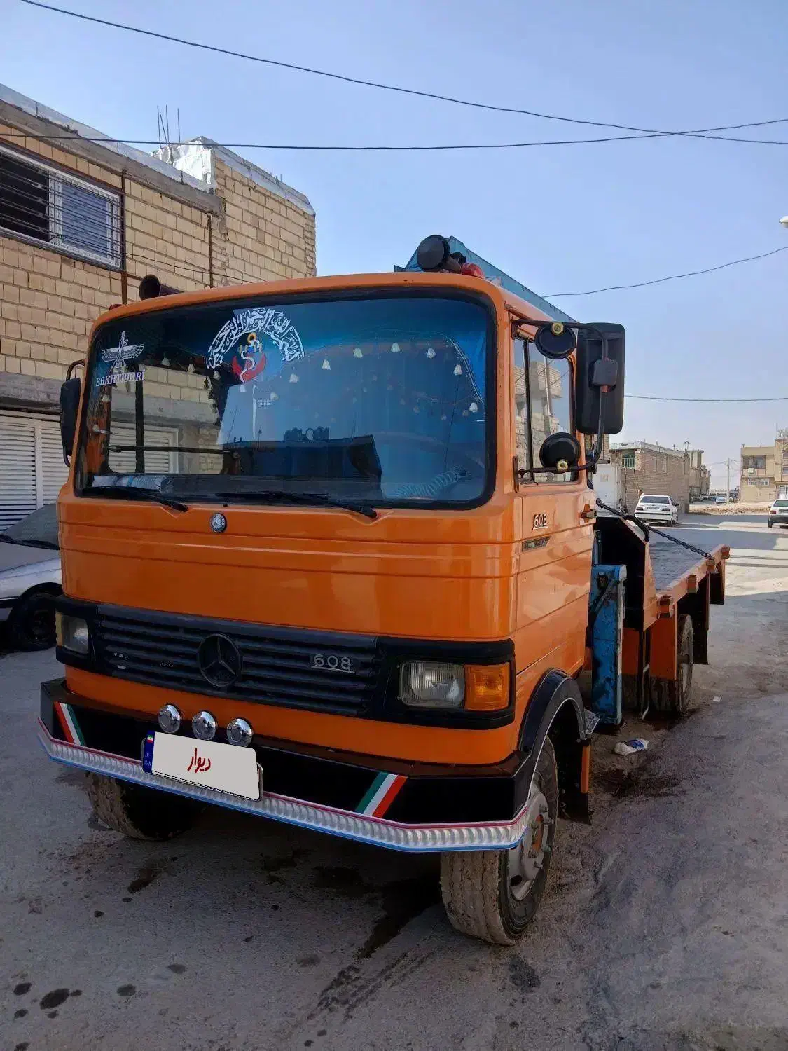 بنز خاور جرثقیل ۶۰۸ مدل ۸۵|خودرو سنگین|شیراز, حومه شیراز|دیوار