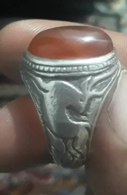 انگشتر نقره عقیق|جواهرات|خرمآباد, |دیوار