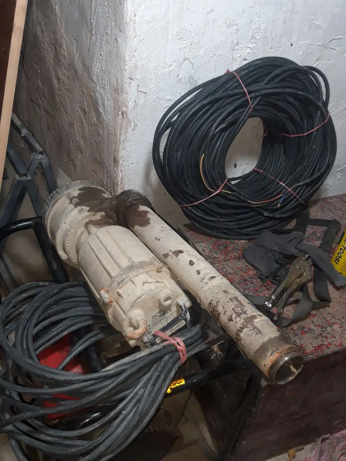 موتور آب ۳ اینچ دیزل و کف کش دو اینچ|ابزارآلات|شیروان (خراسان), |دیوار