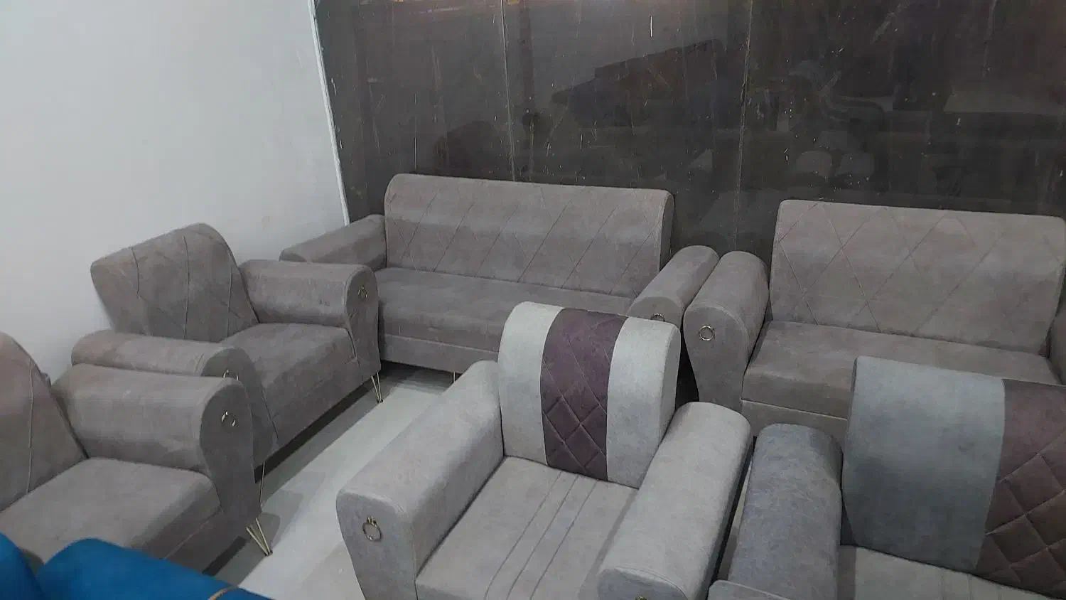 اسکارلت پایه فلزی،۷نفره ۸۵۰۰ت اقساط مبل گلبهار|مبلمان خانگی و میز عسلی|گلبهار, شهر جدید گلبهار|دیوار