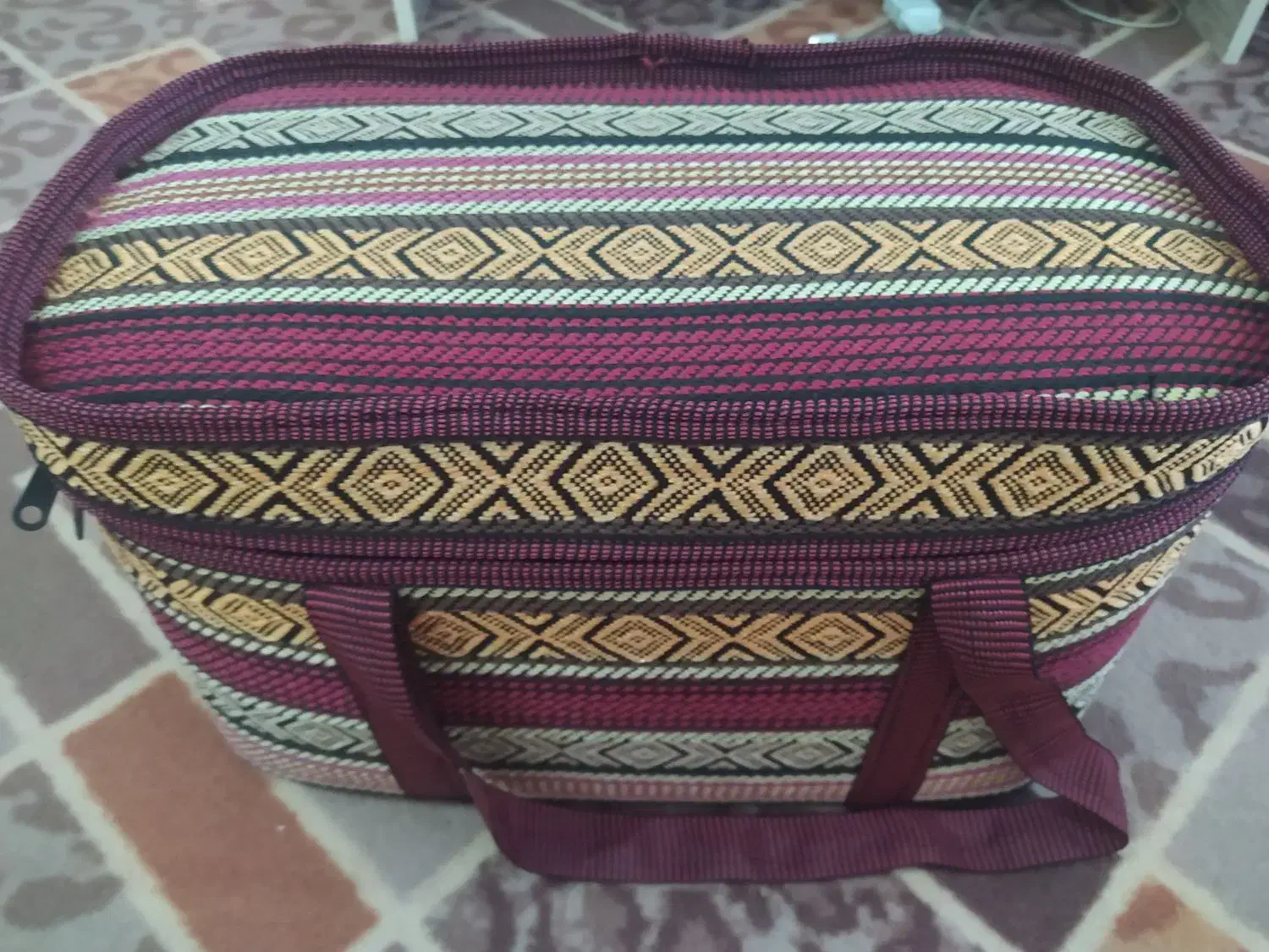 سبد پیکنیک طرح سنتی|سفره، حوله، دستمال آشپزخانه|دهلران, |دیوار