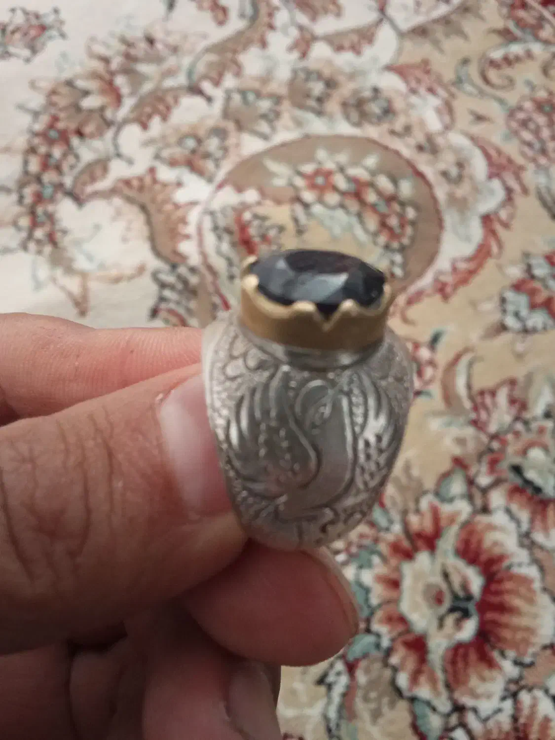 انگشتریاقوت کبود|زیورآلات و اکسسوری|شیراز, سلطان آباد|دیوار