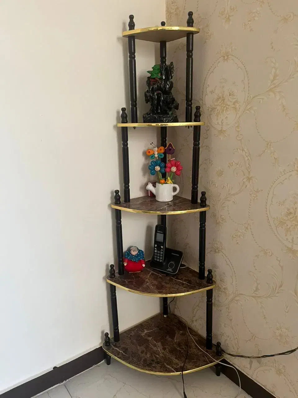 استند طبقه ای کنجی(وارداتی)|کتابخانه، شلف، قفسه‌های دیواری|اندیشه, شهرک کوثر|دیوار