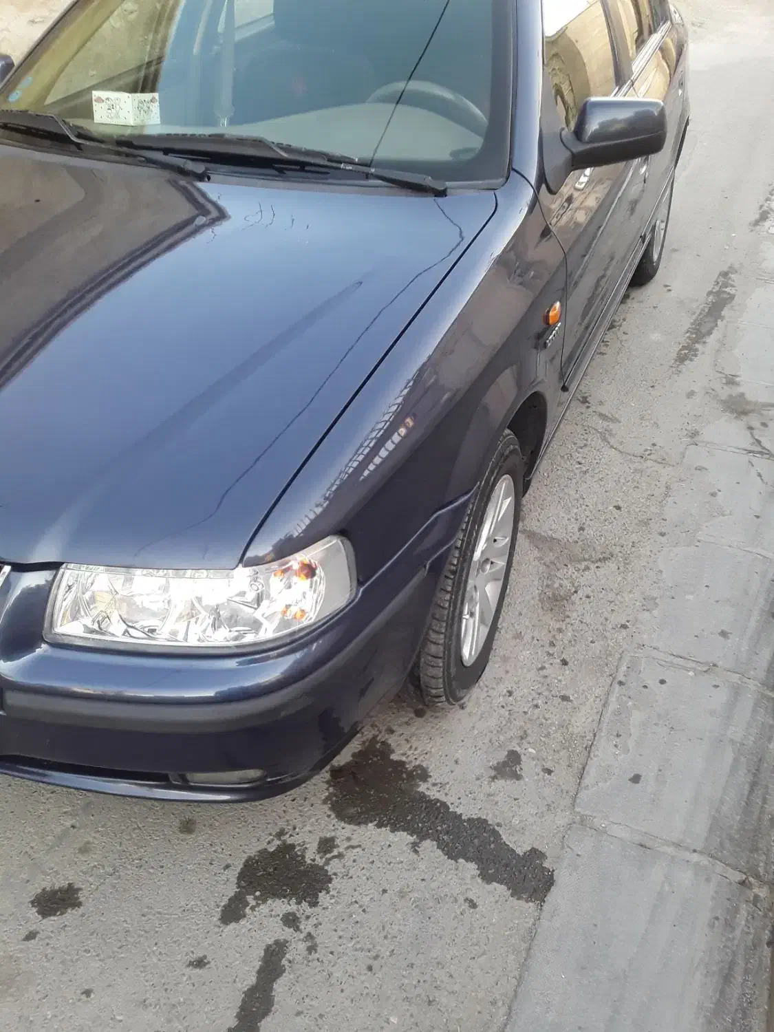 سمند ۹۷ EF7  رنگ آبی متالیک با رینگ صلیبی|خودرو سواری و وانت|رباط‌کریم, انجم آباد|دیوار