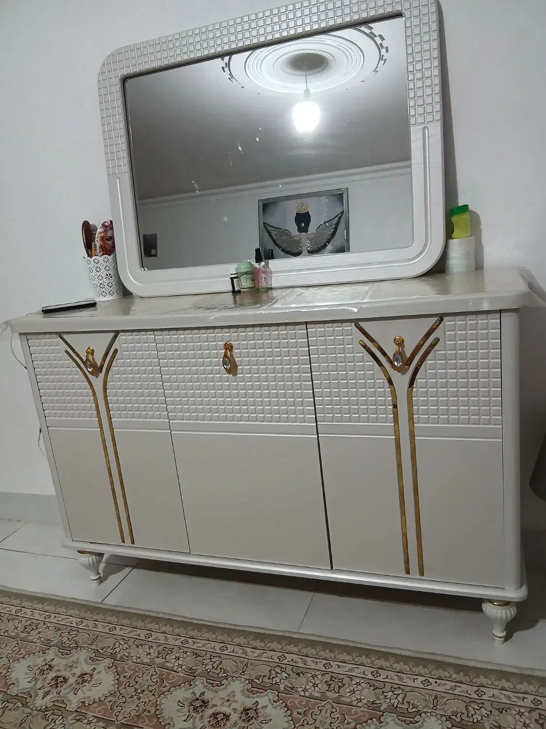 میز آینه وکنسول نونوبدون خطو خش|بوفه، ویترین، کنسول|قره چای, |دیوار