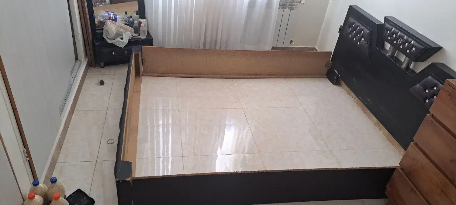 تخت خواب دو نفره عرض ۱۶۰|تخت و سرویس خواب|فردیس, سرحدی|دیوار