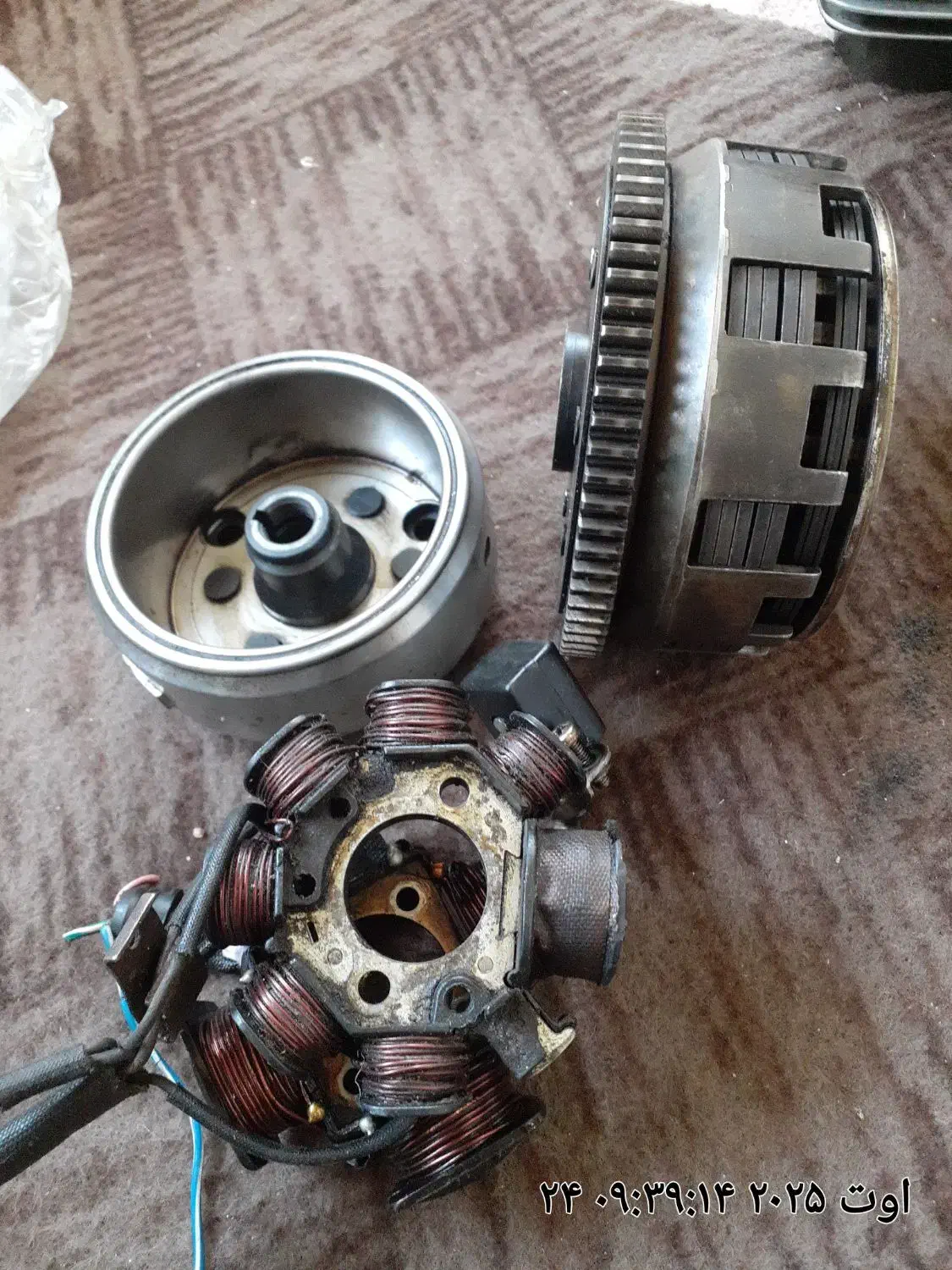 لوازم استوک موتورسیکلت ۱۲۵|قطعات یدکی و لوازم جانبی|مشکیندشت, |دیوار