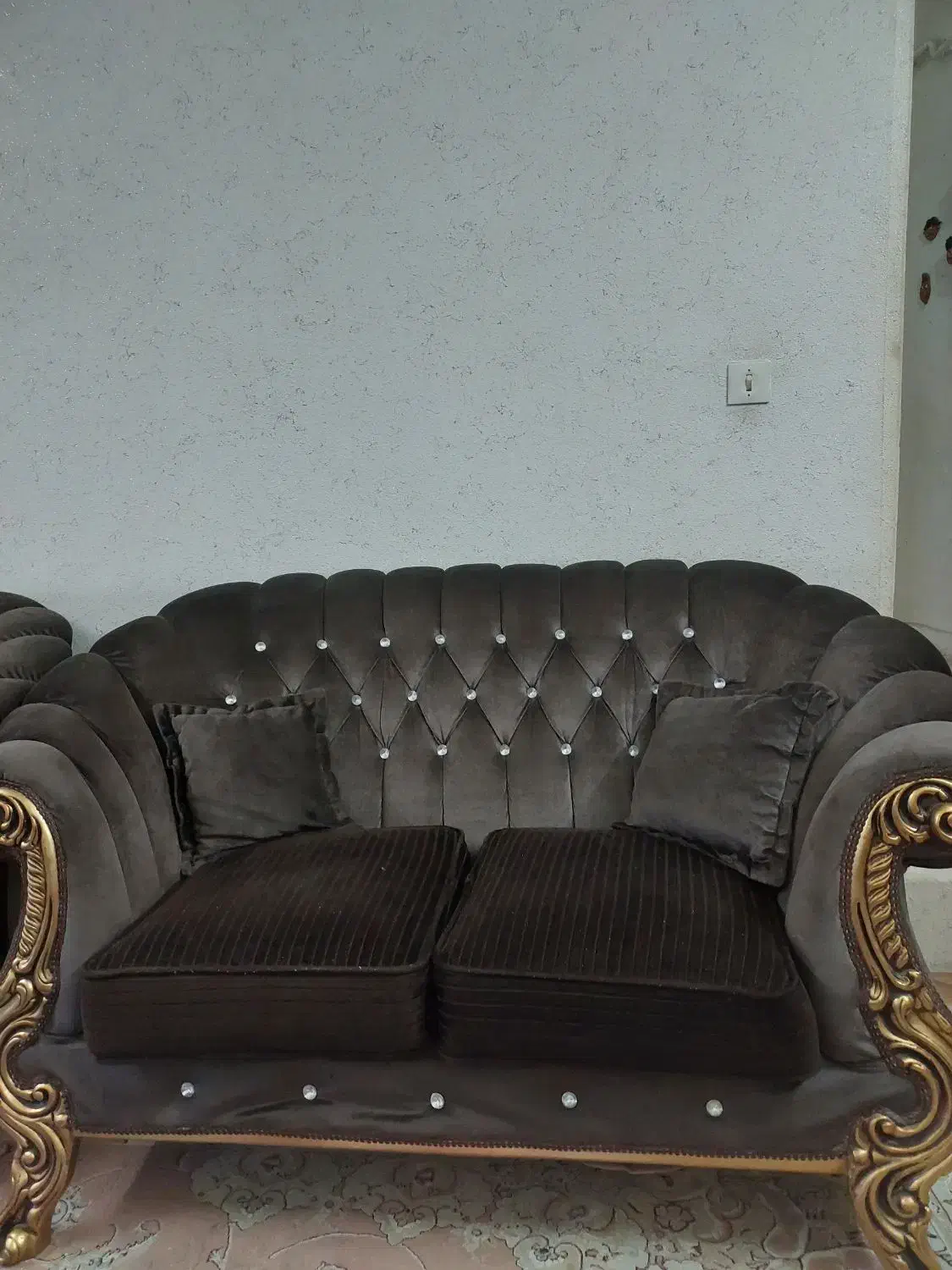 مبا راحتی ۷ نفره سالم و محکم|مبلمان خانگی و میز عسلی|خمینی‌شهر, |دیوار