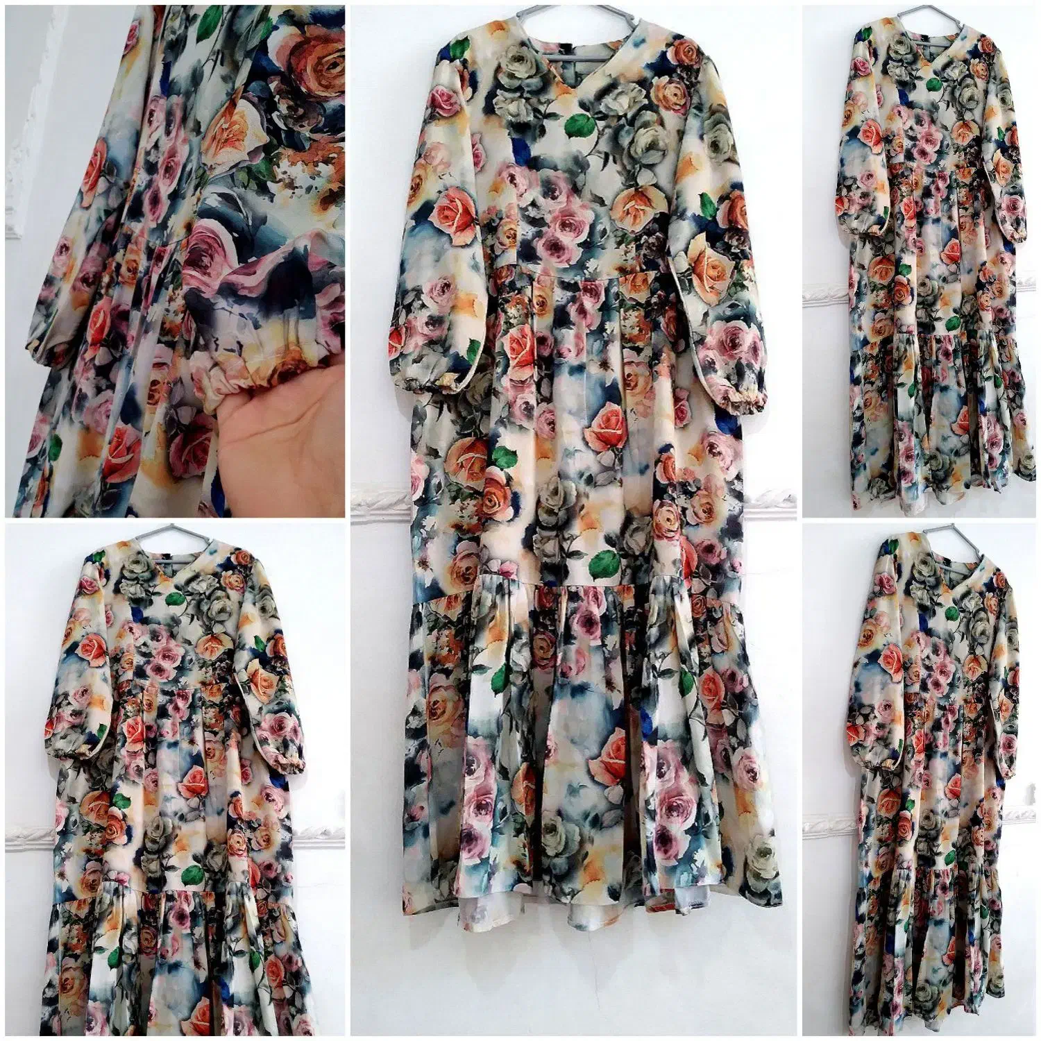 مانتومجلسی سوزندوزی شلوار شومیز چادر پیراهن پالتو|لباس|خرمآباد, |دیوار