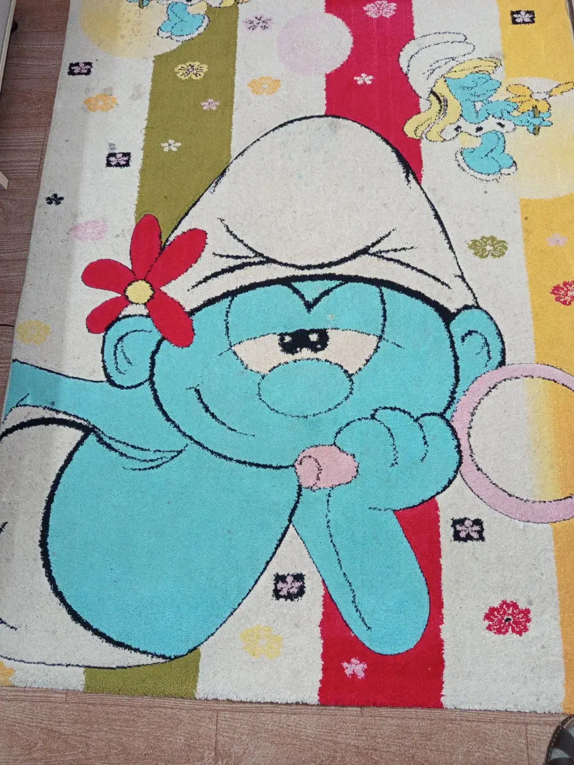 فرش 4 متری عروسکی کودک|فرش|املش, |دیوار