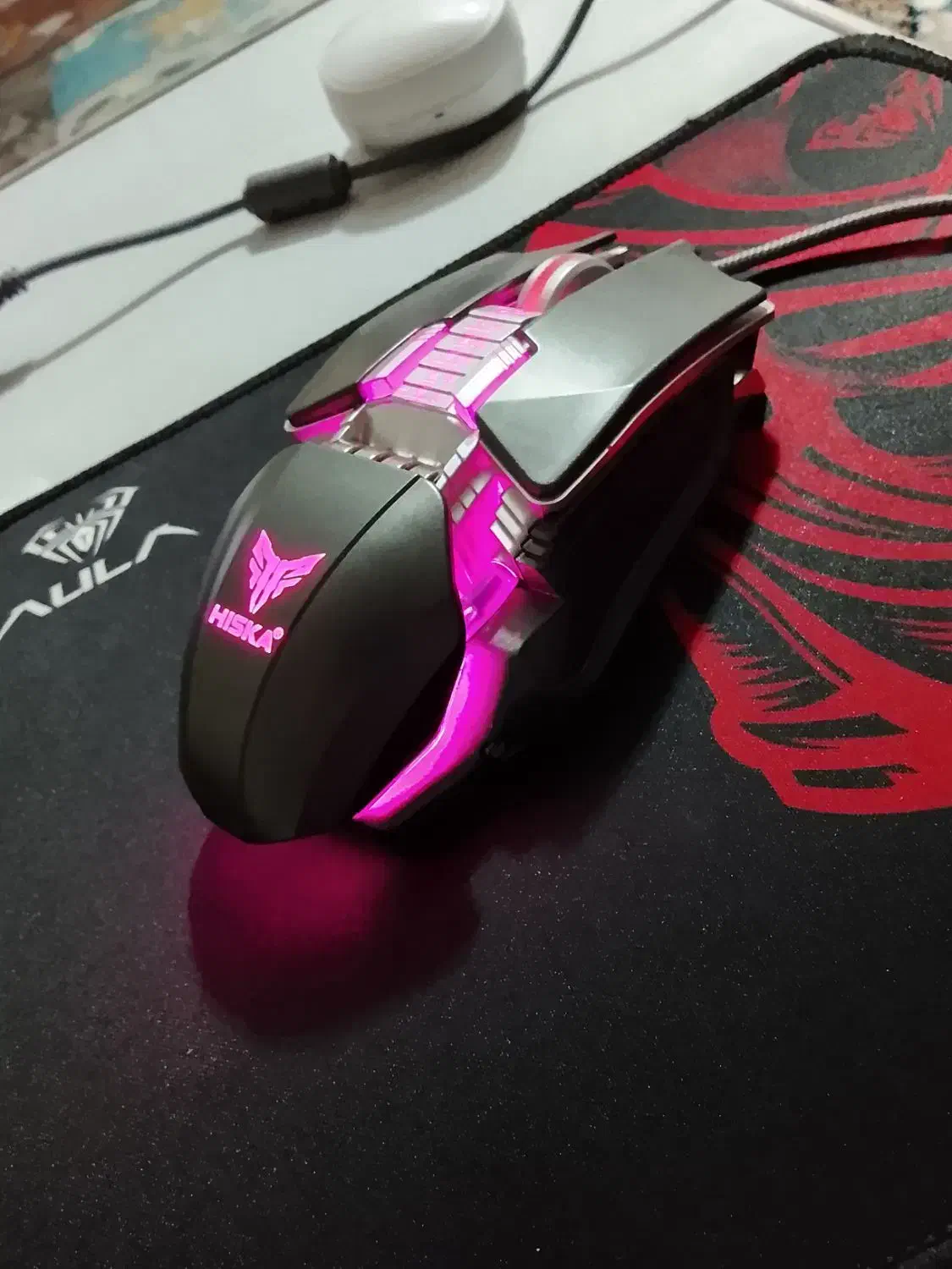 موس هیسکا به همراه پد|قطعات و لوازم جانبی رایانه|اردبیل, |دیوار