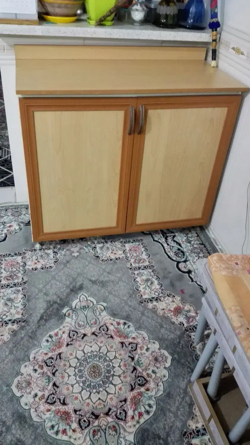 کابینت|آب‌چکان و نظم‌دهنده ظروف|اسلام‌شهر, شهرک توحید|دیوار