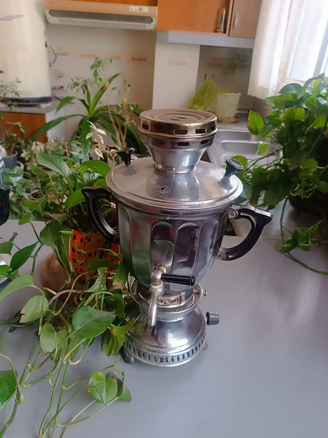 سماور گازی سالم|سماور، چای‌ساز، قهوه‌ساز|اصفهان, سروستان|دیوار