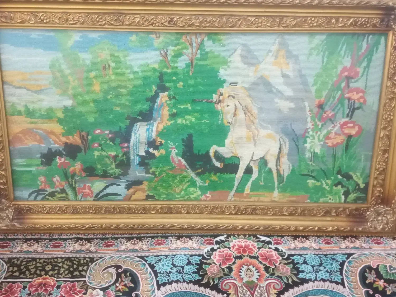 تابلو دست باف|تابلو فرش|پرند, فاز ۵|دیوار