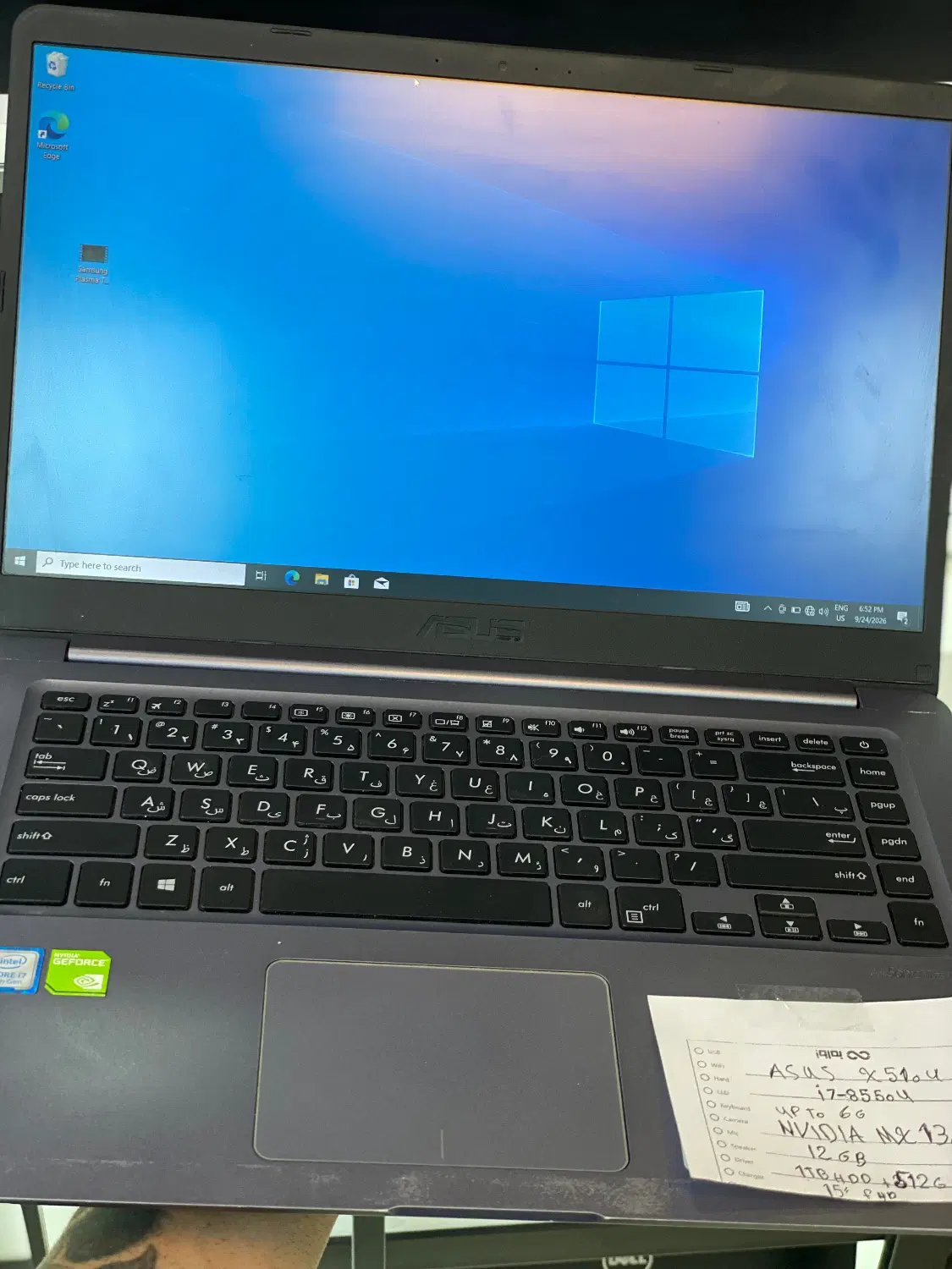 لپتاپ استوک ایسوس i7 گرافیکدار سری vivobook asus|رایانه همراه|تهران, میرداماد|دیوار