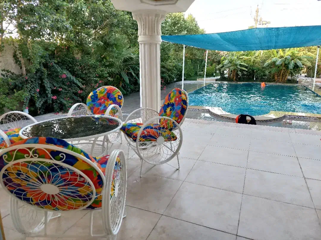 ویلا باغ استخر ۱۰۰ متری آب گرم . پل الغدیر|اجارهٔ کوتاه‌مدت ویلا و باغ|اندیمشک, |دیوار