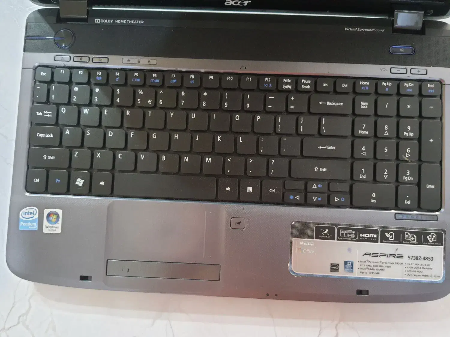 لپ تاب acer مدل Aspire|رایانه همراه|تهران, هفت حوض|دیوار